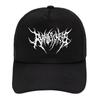 Gothic Street Punk Frauen Baseball Cap Baumwolle Mode Stickerei Outdoor Sport Y2K Schwarze Kappen Männer Frauen Weiche Snapback Dad Hats