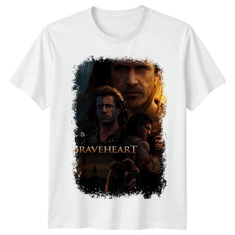 Braveheart () Movie Poster Inspiration Tshirt Retro S Tshirt Suitable For Both Unisex And Women