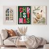 Christmas Gift Red Car Cookies Wall Art Poster Abstract Character Prints Living Room Decoration Mural Canvas Decorative Painting