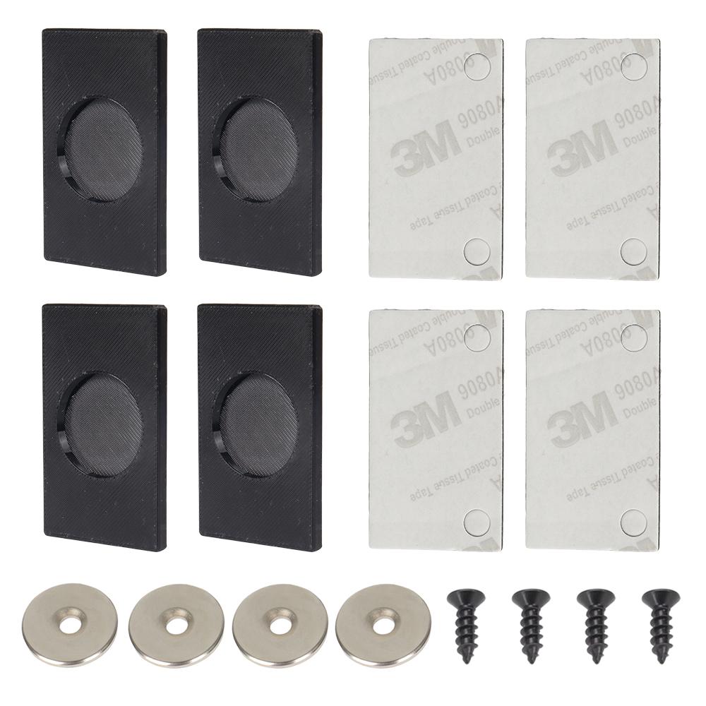 4pcs Strong Magnetic Number Plate Holder