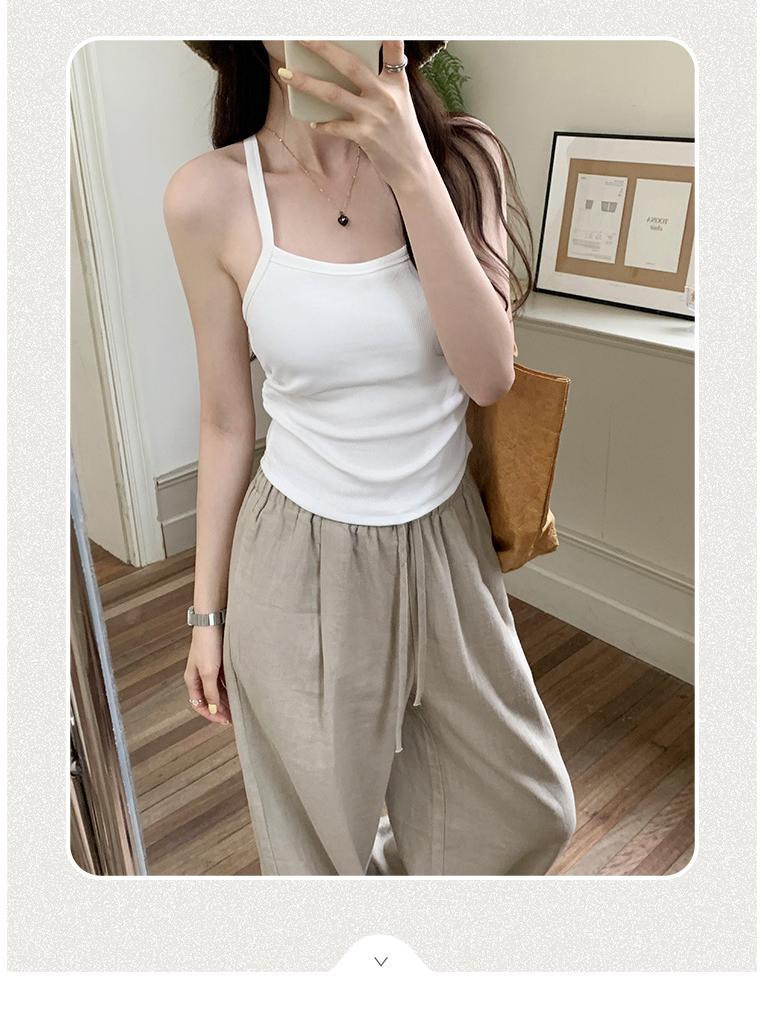 Chic Waist-Cinching Ruched Halter Top - Sexy, Slim-Fitting Summer Arrival
