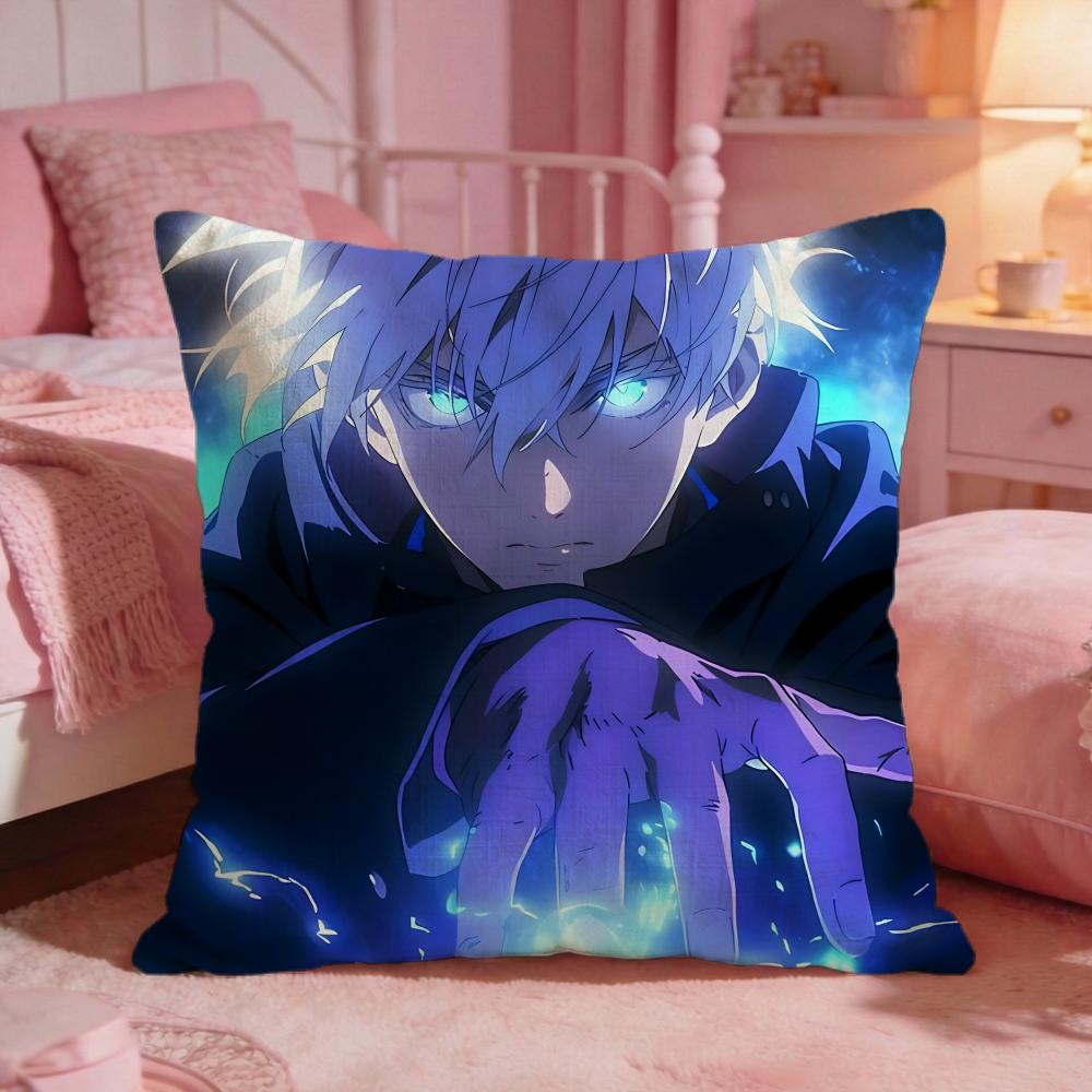 anime jJujutsu Kaisen Cushion Cover Premium Comfort Reversible Pillow Cove Two in One Design for Any Room Car Interior