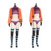 Unique Punk-06 York Cosplay Outfit Featuring Stretchy Spandex And Vibrant Colors