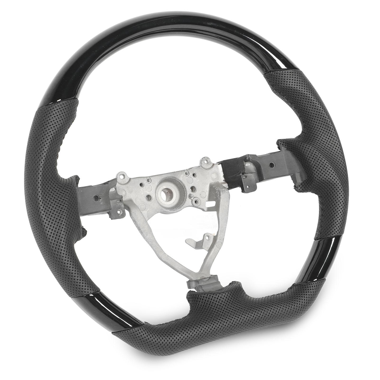 

ГидроРулевое колесо Dip из перфорированной кожи с плоским дном и черной строчкой для FJ Cruiser 2007–2017 гг.