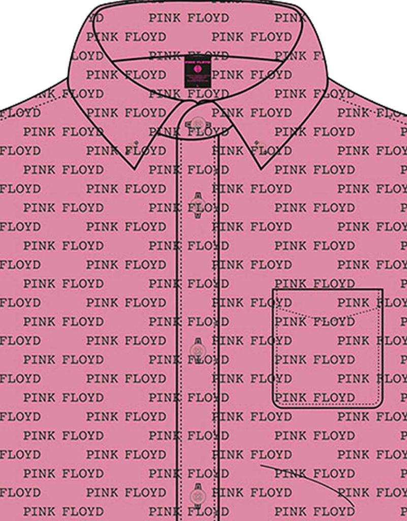 Pink Floyd Pattern Cheap Pink Floyd Casual Shirt Courier Pattern Repeat Band Logo new ...