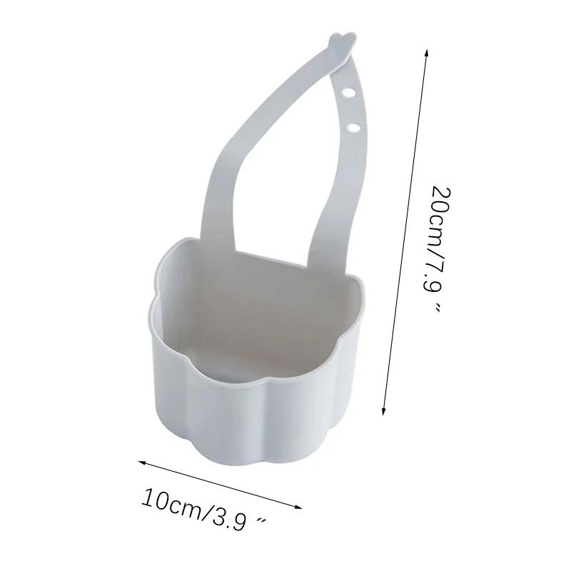 

Сливная стойка для кухонной раковины, держатель для губки для мыла, подвесная корзина для хранения для ванной комнаты, регулируемый держатель для крана, кухонные аксессуары серый