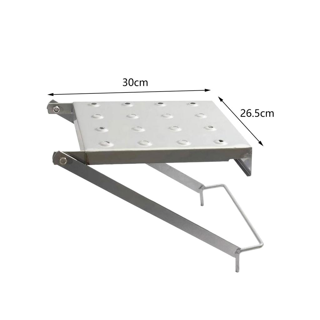 Ladder Work Platform Durable Wide Pedal Practical Attachment Work Ladder Tray for Pantry Kitchen Office Household Painters