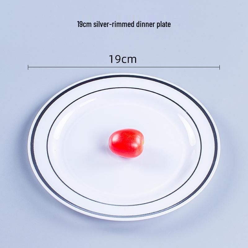 Thickened Transparent PS Plastic Plates - Crystal Butterfly Design for Steak, Fruit & More