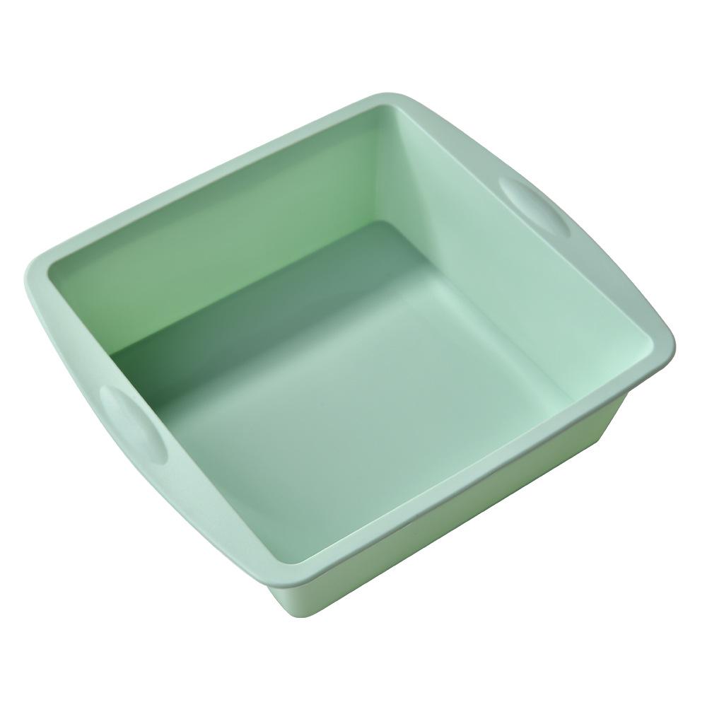 Silicone Cake and Bread Mold - Square and Round Baking Pans for Household Oven Use