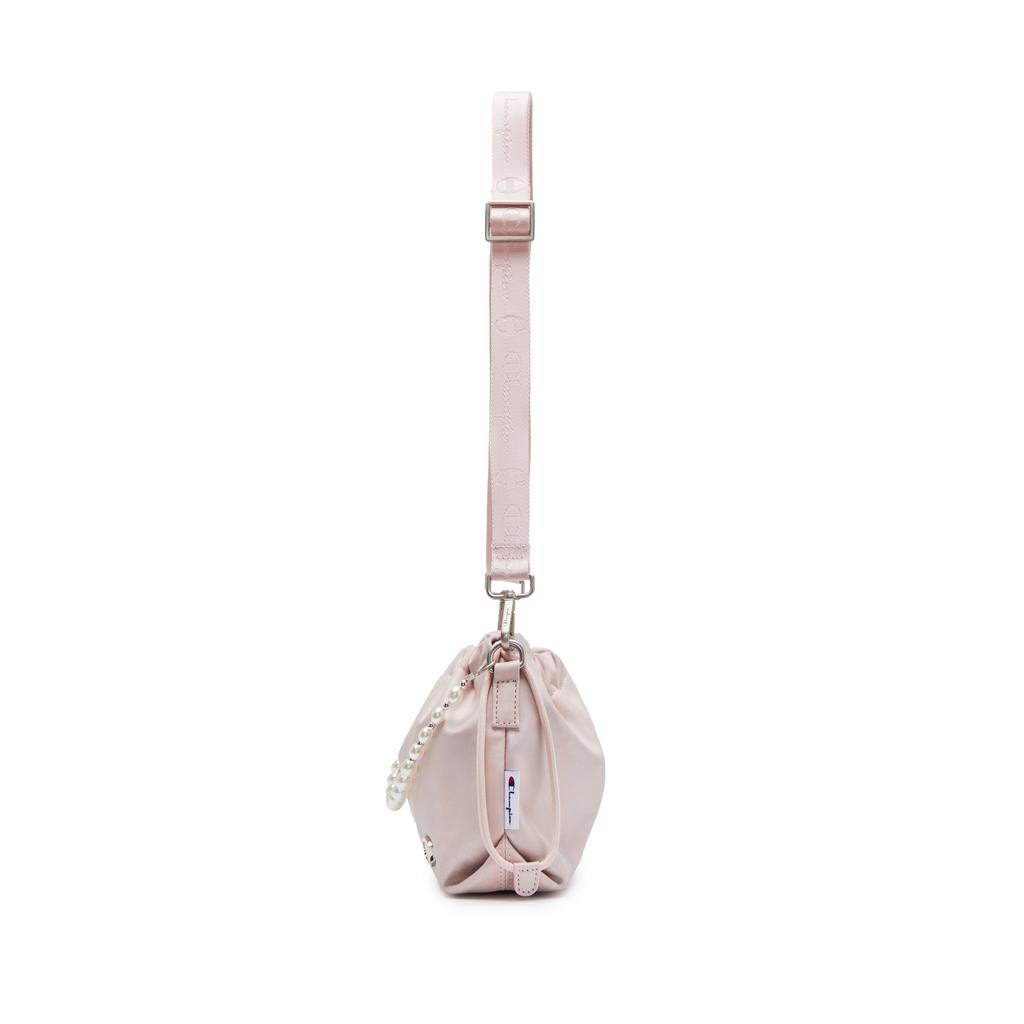 New Champion Knitted Fabric Handbag, Shoulder Bag Small Size Unisex Black/Washed Pink/Silver White U5AACPU54