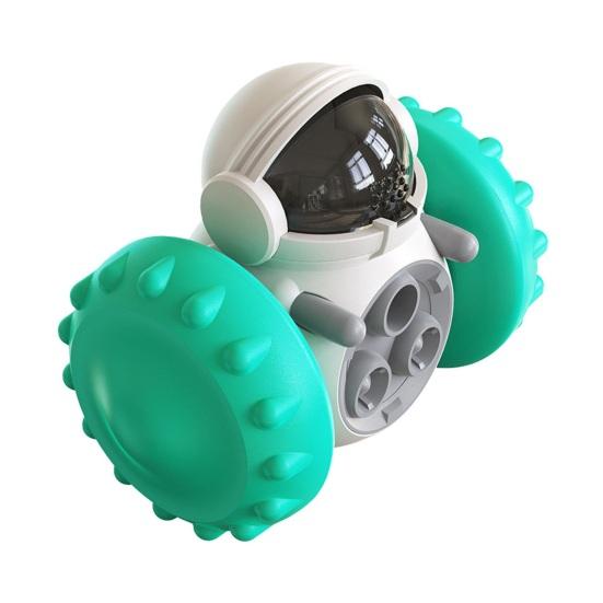 Interactive Pet Toy Treat Dispenser Toy Large Capacity Astronaut Shape Self-Balancing Food Dispenser Cat Dog Enrichment Toy