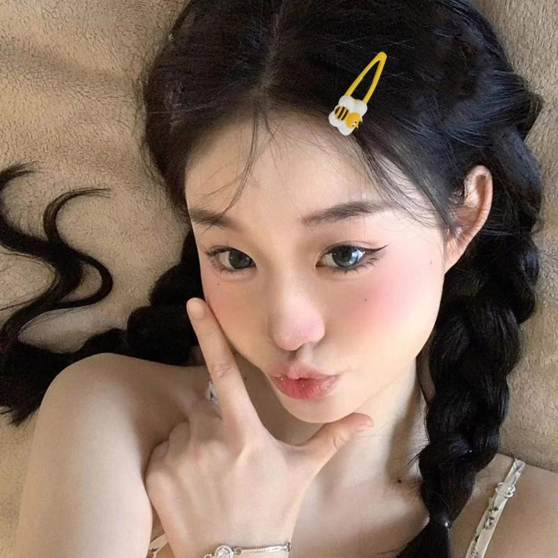 5pcs Soft Silicone Hairpins For Girls Slip Comfortable Party School
