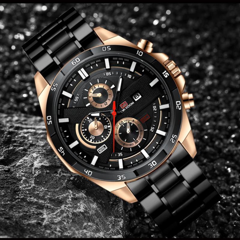 VA VA VOOM Brand Sports Watch Men's Waterproof Belt Business Watch