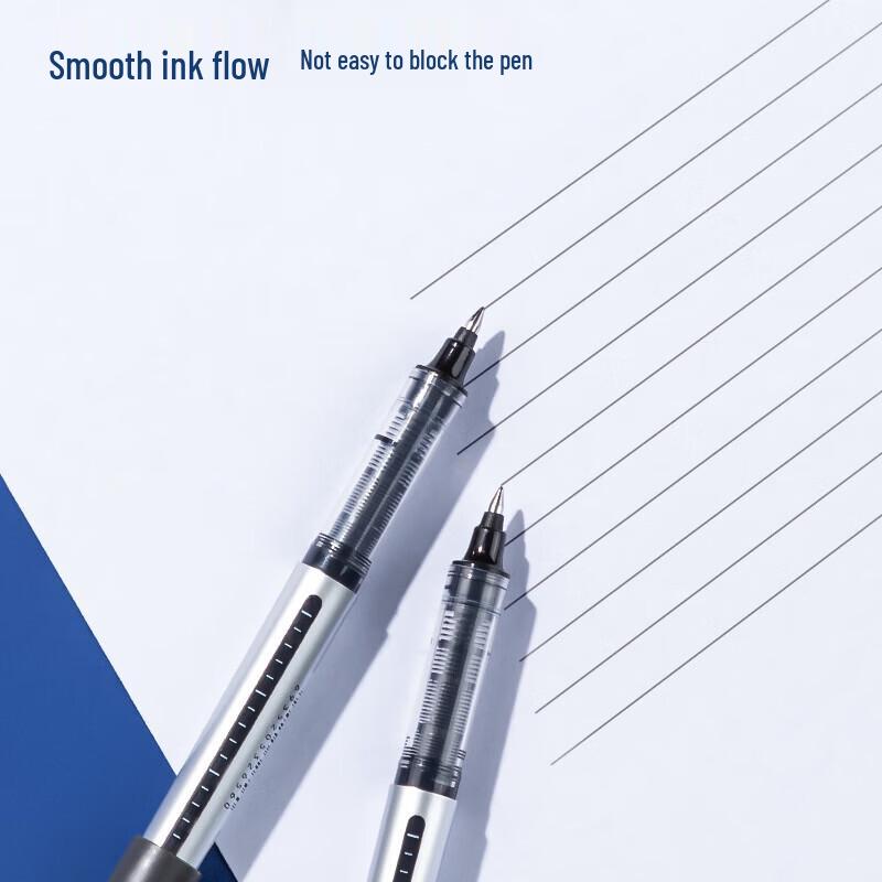 Deli S656 Black 0.5mm Gel Pen - Box of 12