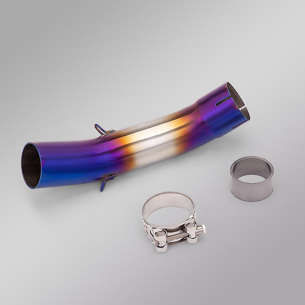 Motorcycle 390ADV Exhaust Modification: Stainless Steel Mid-Pipe & Tailpipe Set (2022-2024)