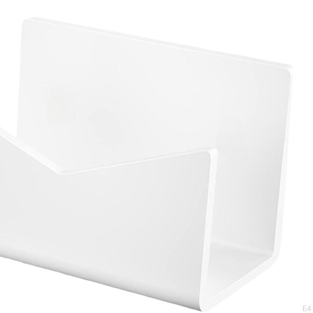 2 Pieces Desk Letter Holder Envelopes Storage Rack, Compact Countertop Office Acrylic Stable Mail