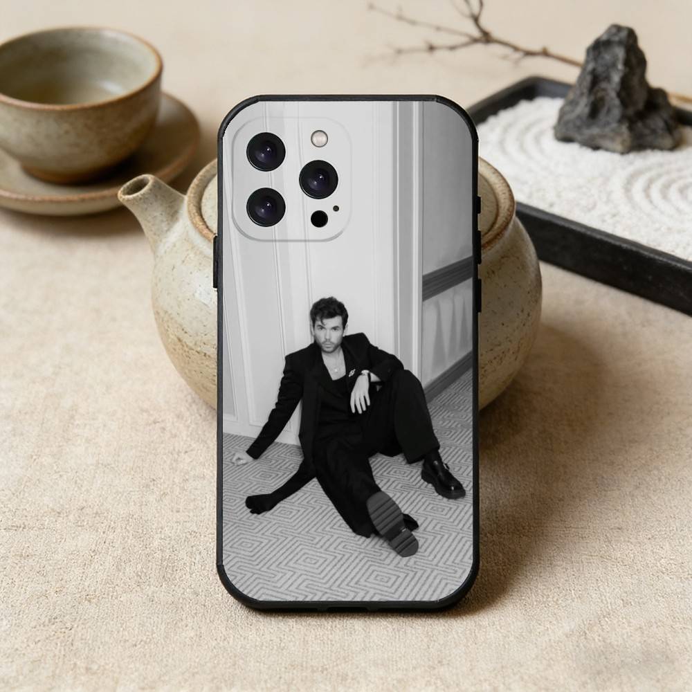 

Luke Newton Phone Case For iPhone 16,15,14,13,12,17,Pro Max,Plus Silicone Black Case iPhone12PROMAX