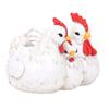 Chicken Statue Sculpture Resin Rural   Rooster Chicken Figurine Decoration for Yard Garden