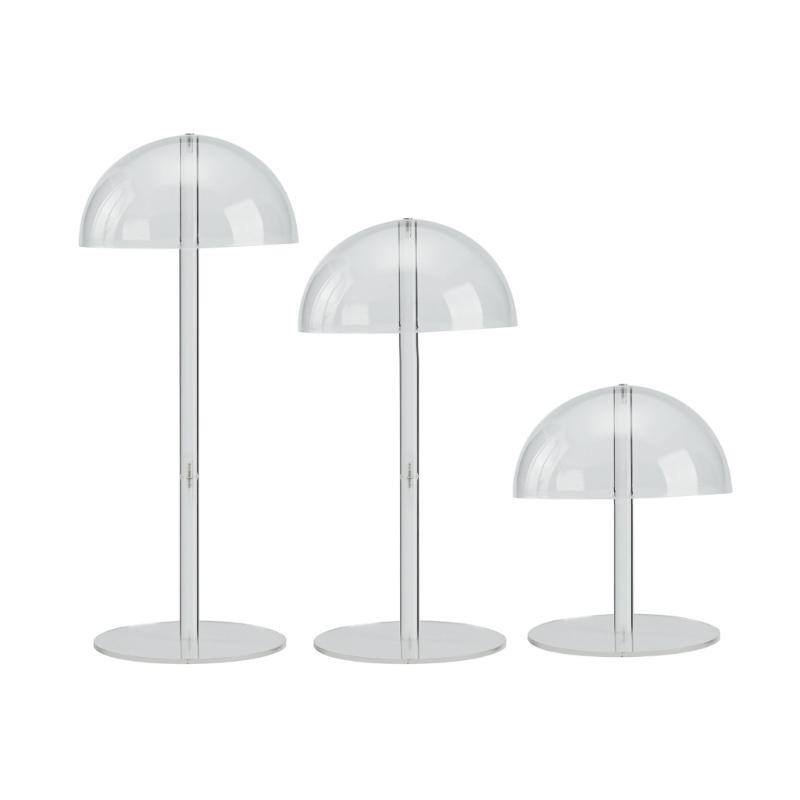 Multifunktionale Hutaufbewahrungslösung Acryltextur Hutkollektionsaufbewahrungshalter Perfekt für Schlafzimmer und Einzelhandelsausstellung