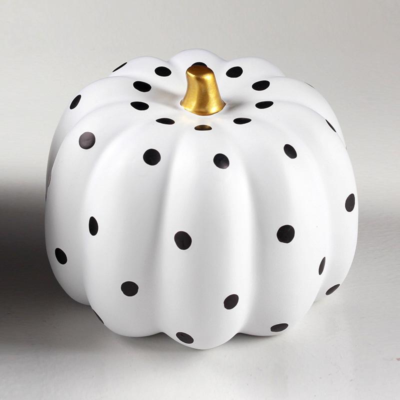 

Черно-белые горошек тыквенные украшения светлый роскошный креативный дом отель модельная комната гостевой дом выставочный зал гостиная спальня украшения