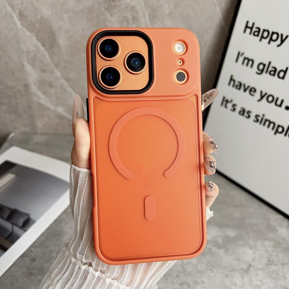 Magnetic Luxury Armor Shockproof Case For iPhone 17 Pro Max 17 Pro 17Air Matte Hard Cover