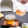 10Pcs Dessert Cup With Spoon With Lid Transparent Cups For Dessert Ice Cream Pudding Yogurt Cups Mousse Cake Box Container