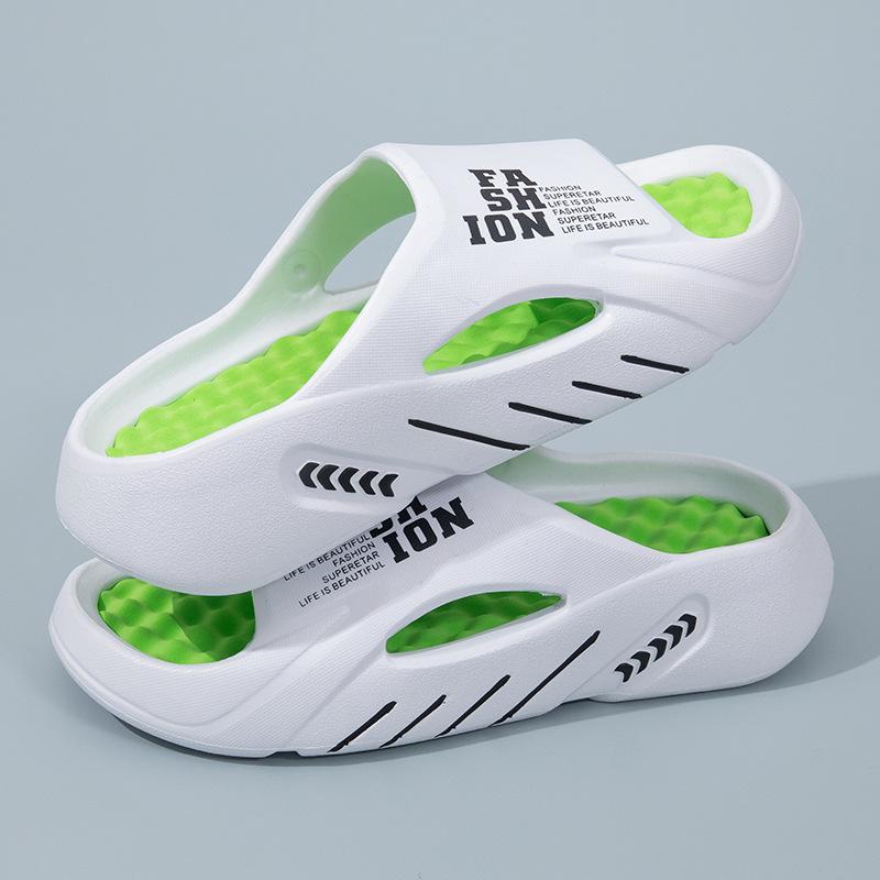 Summer Fashion Men Slippers Comfortable Anti-slip Beach Shoes Casual Plus Size Slippers