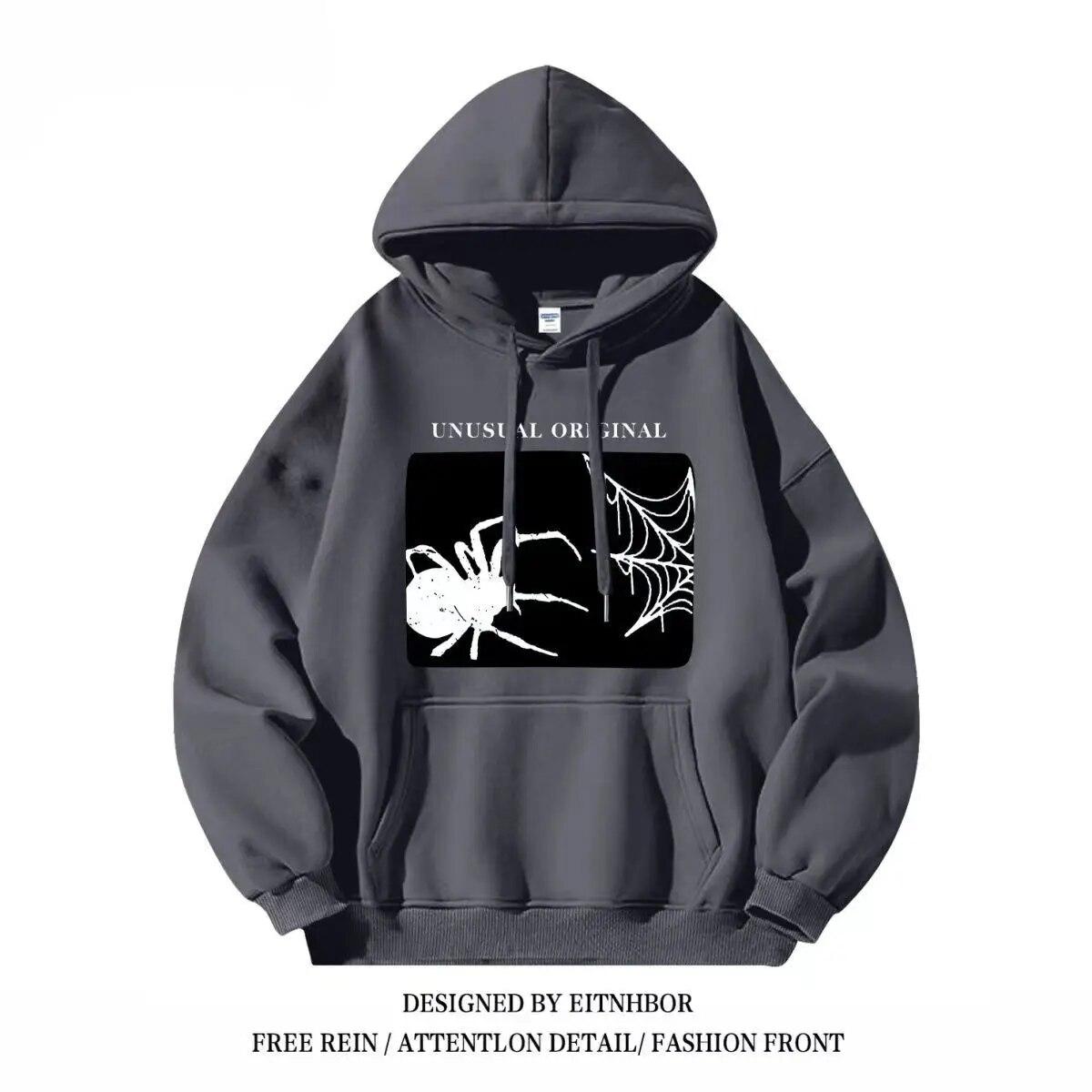 High Desigh осень и зима High Street унисекс и женский капюшон в стиле ретро в стиле хип-хоп персонализированная свободная мода Hifh качество топ Harajuku унисекс 4XL