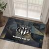 Villarreal FC Design Crystal Velvet Carpet Cozy Non?Slip Printed Rug For Bedroom Living Room Entrance