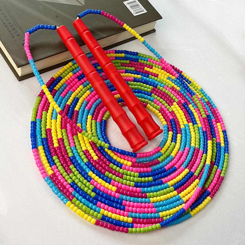 Interactive Multi-Person Bamboo Jump Rope for Kids & Teens - 3.6m/4.2m/5m/7m