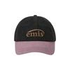 Emis WASHED DENIM BALL CAP-GRAY/PINK