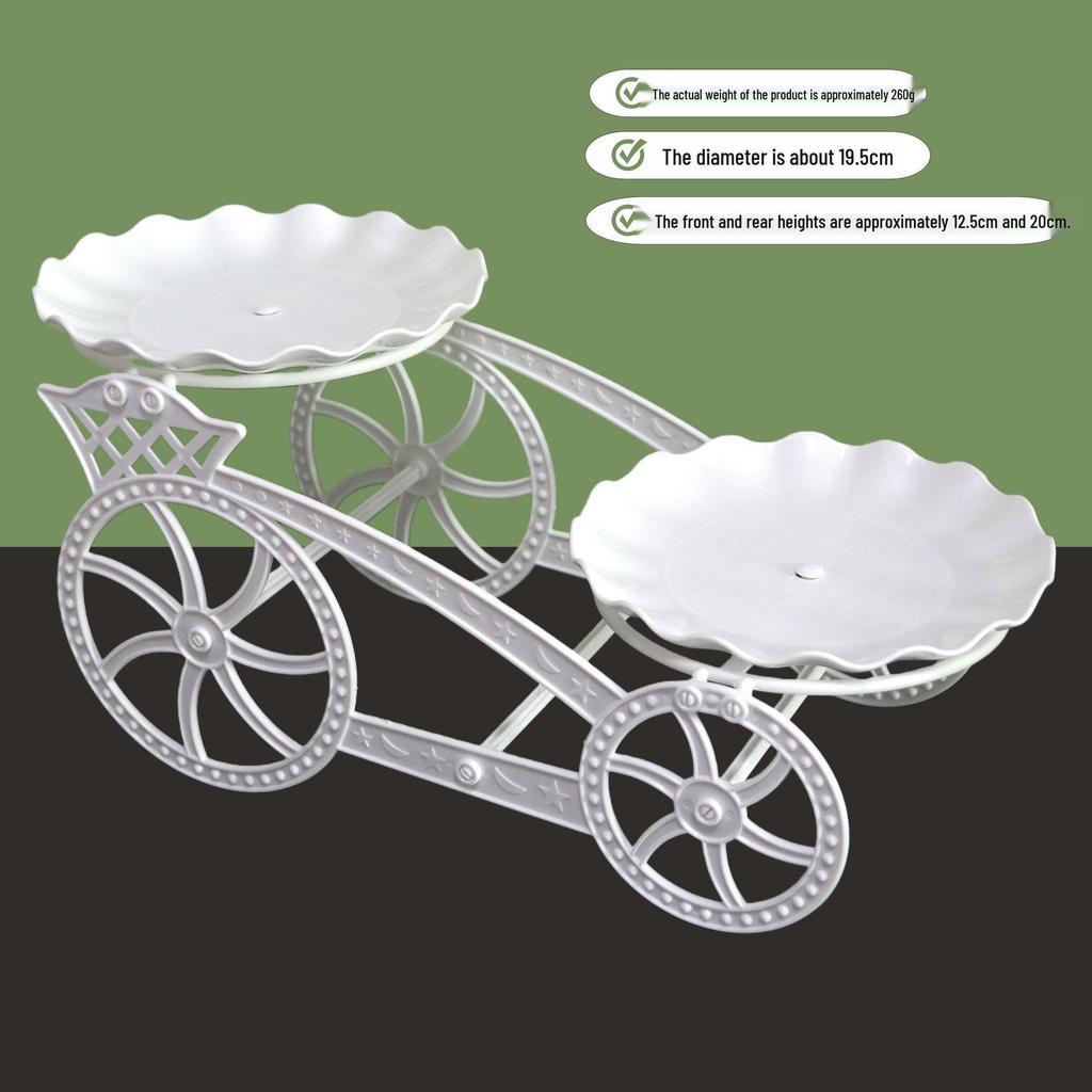 High-End Plastic Dessert Stand for Snack Display and Storage - Ideal for Weddings and Christmas
