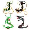 Figura Rayquaza Mil Céus Dragão Verde Dragão Negro Esqueleto