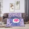 Cartoon Care Bears Blanket Animal Travel Flannel Bedding Throws For Bedroom Warm Soft Custom DIY Quality Bedspread Gift