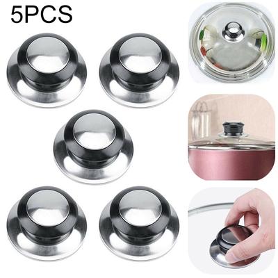 5Pcs/Set Kitchen Cookware Pot Saucepan Replacement Pan Lid Hand Grip Knob Handle ADM