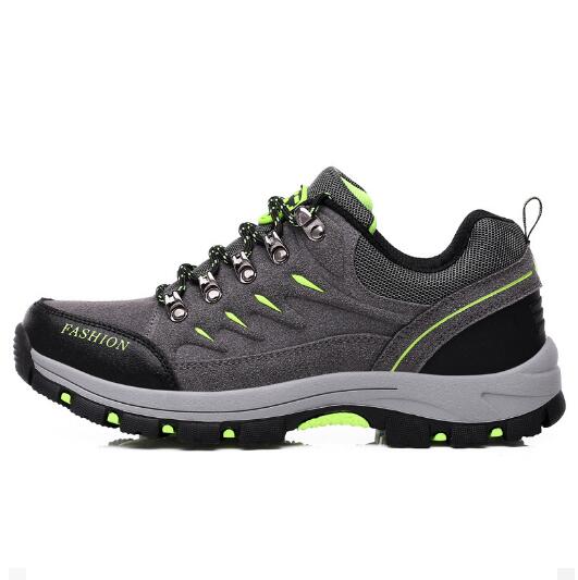 

Модная спортивная обувь для мужчин и женщин, весна-осень, большой размер, износостойкая, нескользящая, для путешествий, походов, пара, обувь для походов D283 44 серый