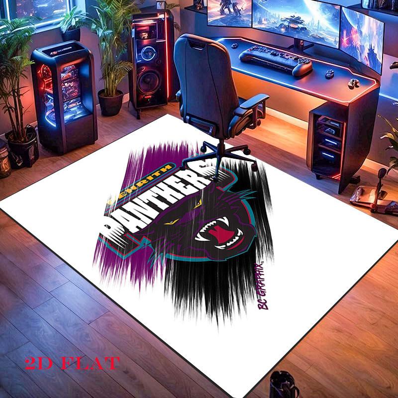 Penrith Panthers Roar Carpet Rug for Living Room Bedroom Home Sofa Decoration,Kids play Nonslip Floor Mat