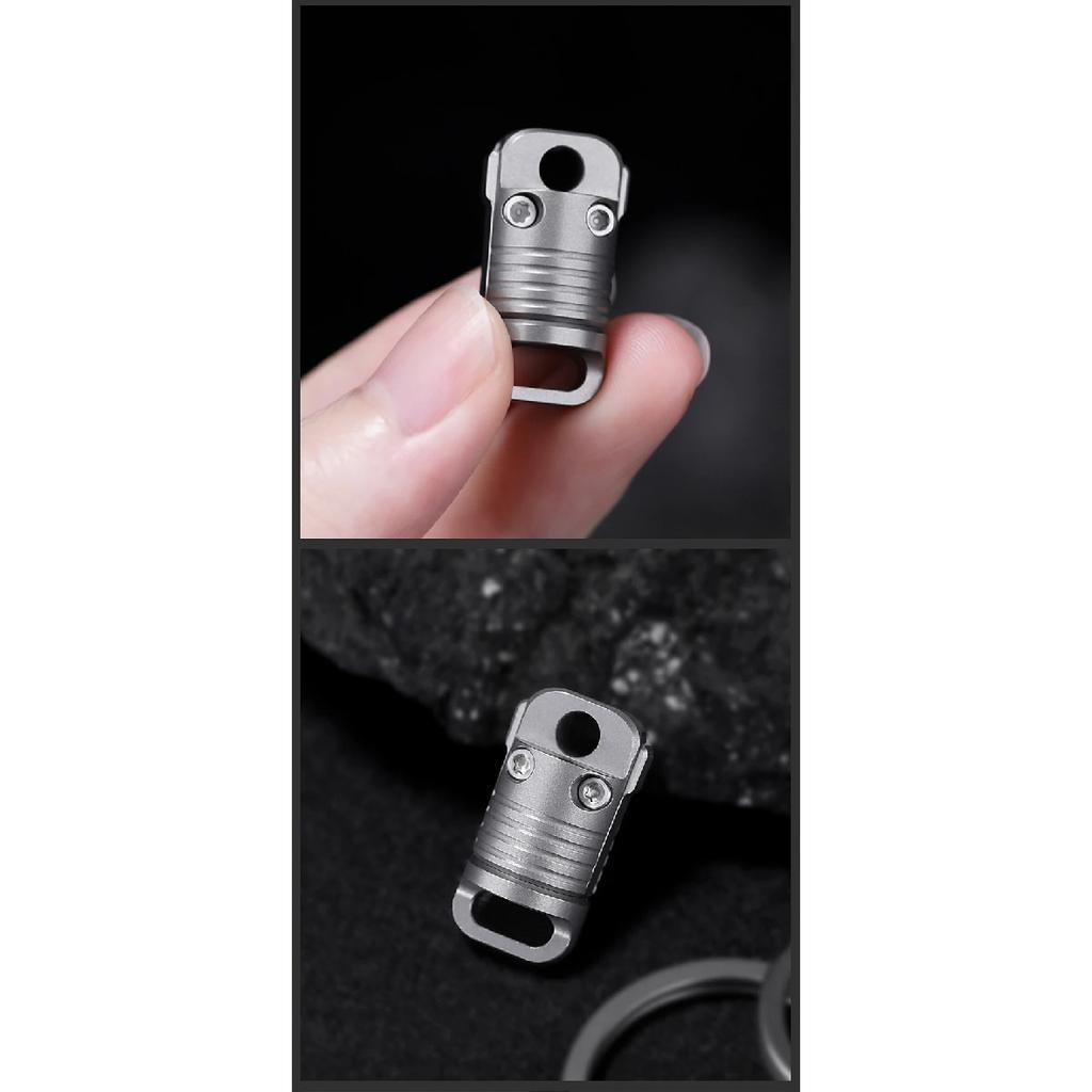 Titanium Alloy Magnet Quick Release Keychain 360° Rotatable Buckle Anti Stripping Dog walking Buckle Safety Lock design