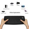 Russland/Spanien 2,4 G kabellose Trackball-Tastatur mit Trackball und Scrollrad, Mini-USB-Tastatur für Laptop, TV-Box, Computer