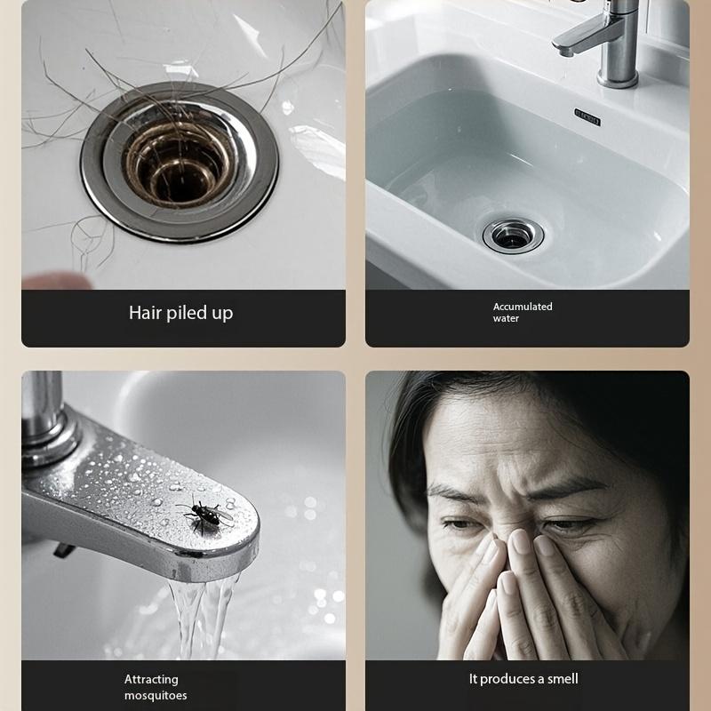 1/2/3pcs Stainless Steel Drain Snake Hook with Nylon Coated Flexible Gooseneck - Manual Bathroom Sink, Bathtub & Shower Drain Clog Remover Tool