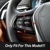 Car Styling Steering Wheel Buttons Sequ Decoration Cover Trim For BMW 5 Series G30 G38 2018- Interior Accessories
