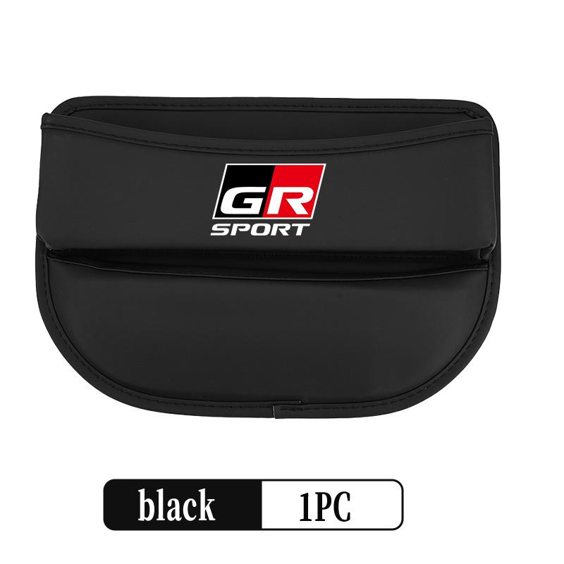 For Toyota Car Seat Organizer Leather Crevice Storage Box Auto Accessories GR MN Corolla Yaris Aygo Prius RAV4 Crown CHR Camry