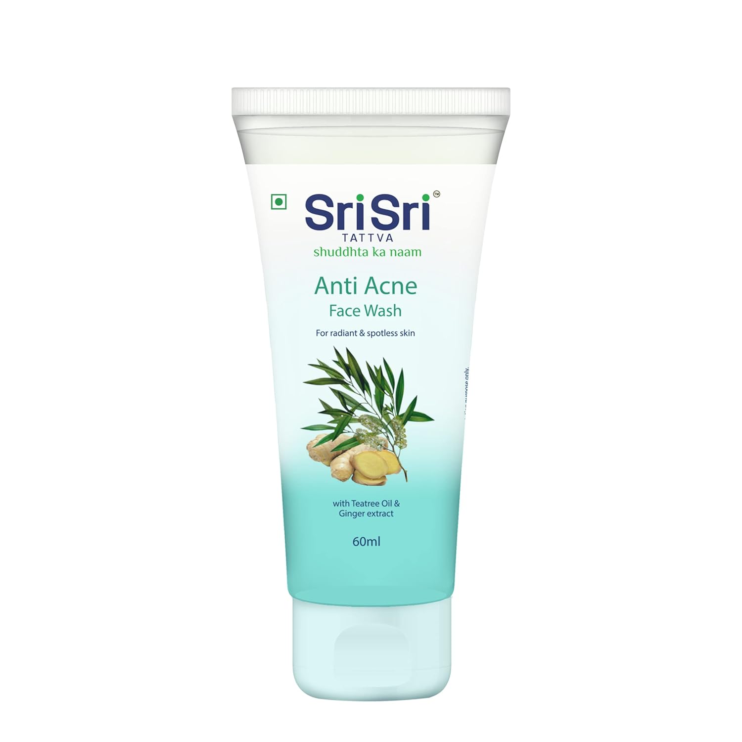 

Sri Sri Tattva Shuddhta Ka Naam Anti Acne Face Wash 60ml XPack of 5 for Oily Skin & Blemishes