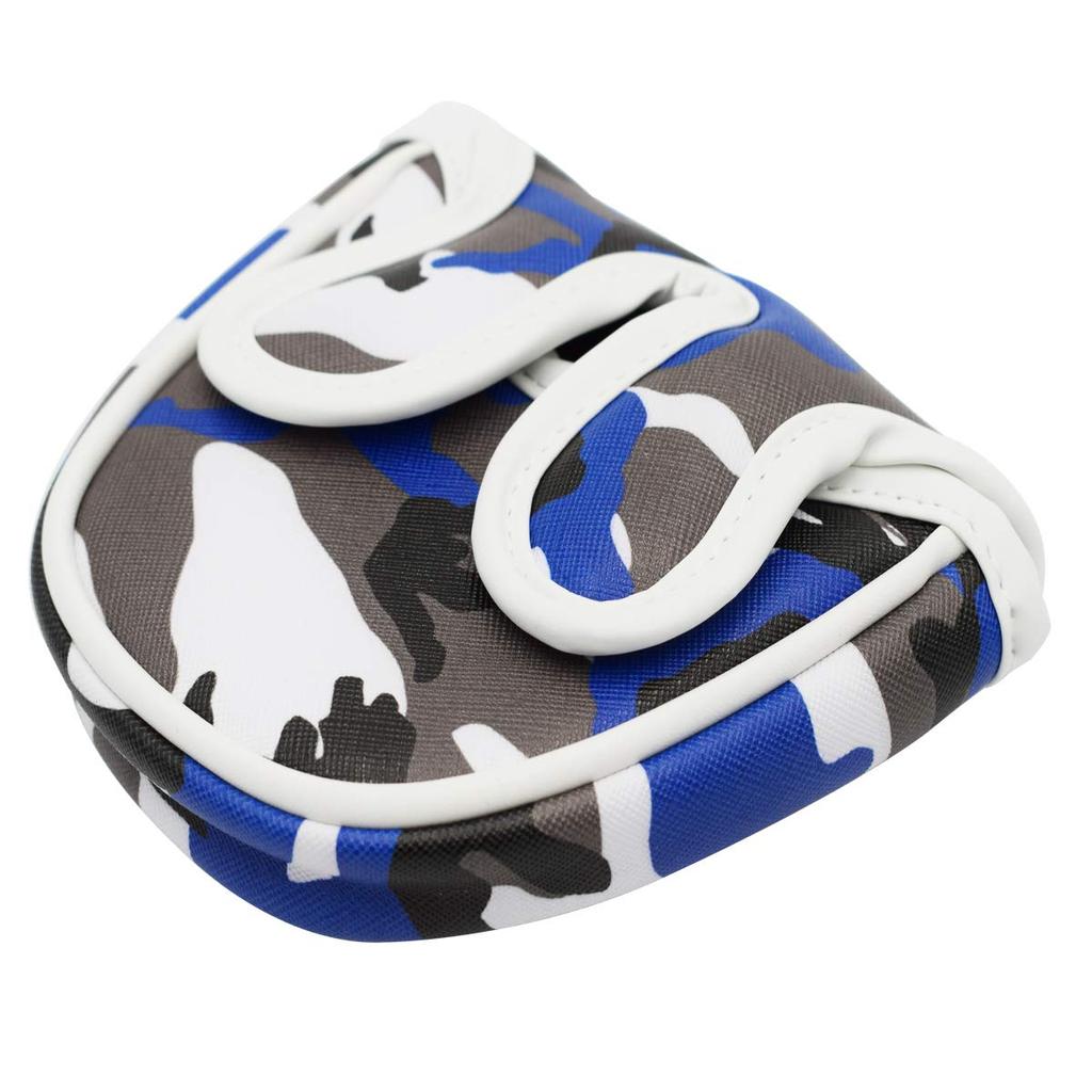 Setokaya Putter Cover Compatible with Odyssey 2 Ball TaylorMade Spider Putter Center Shaft TGMT-01 (Semi-circular)