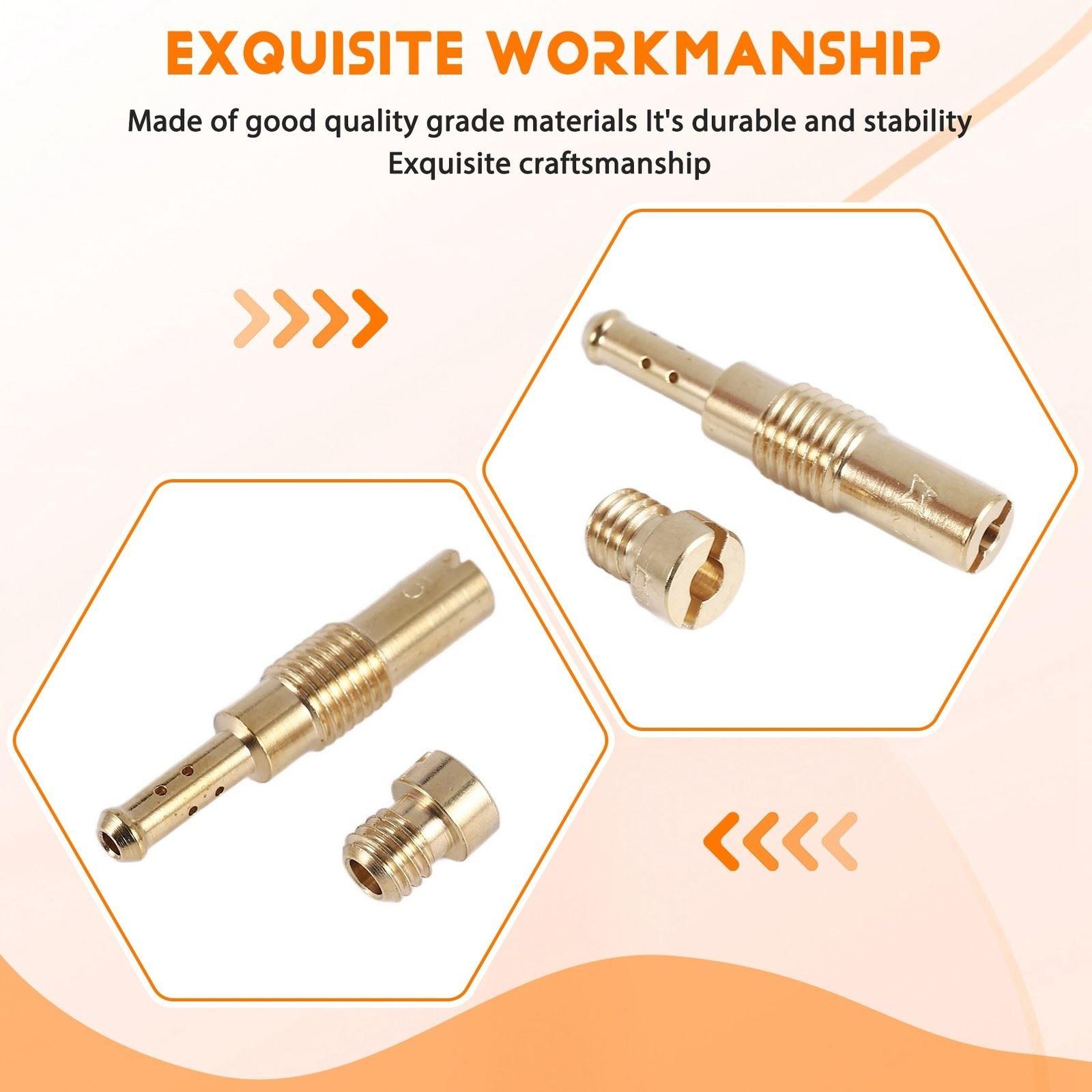 10Pcs Kit Principal De Carburateur & 10Pcs Lent/ Pilote Pour PWK CVK PWM