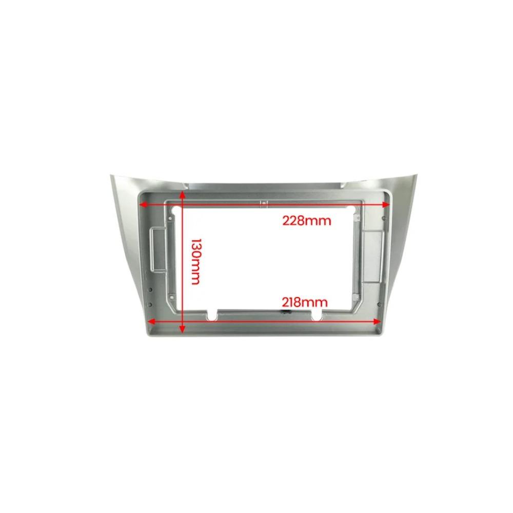 2 Din 9 Inch Car Radio Installation GPS Plastic Fascia Panel Frame for LEXUS RX 300 RX 330 RX 350 2003-2009 Dash Mount Kit Bezel