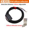 Red LED sensor photoelectric switch CX-441 CX-421 CX-481NPN PNP Diffusion Type Proximity Switch With Reflective Plate