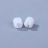 100Pcs White Plastic Dowels Durable Nut Kit Screw Dowel Inserts Bathroom Kitchen Plastic Pre-embedded Rubber Pellets