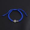 Creative Adjustable Charm Bracelet Colored String Couple Hand Ring Cross Bracelet  Men and Women