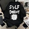 American Retro Street Style Creative Lettering Print Unisexs And Unisexs Shortsleeved Tshirt